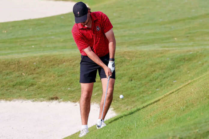 Jack Dyer Sits Third as Austin Peay State University Men’s Golf Stands Eighth at Austin Peay Intercollegiate. (Casey Crigger, APSU Sports Information)