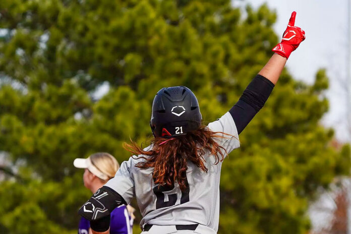 Austin Peay State University Softball Blasts Three Home Runs in 10-2 Run-Rule Victory Against Stonehill at Cathi Maynard Park. (Nic Hotop, APSU Sports Information)