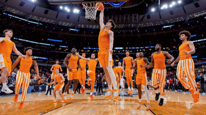 Tennessee Men's Basketball Takes on Michigan With Final Four Berth on the Line Sunday. (UT Athletics)