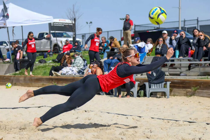 Austin Peay State University Beach Volleyball Sweeps Wingate, Edge Tusculum in Perfect Home Debut. (Knox Rives, APSU Sports Information)