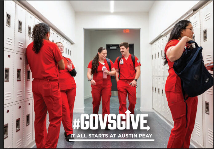 Govs Give, Austin Peay State University’s annual day of giving, has raised approximately $2.6 million since its inception to improve the student experience. (APSU)
