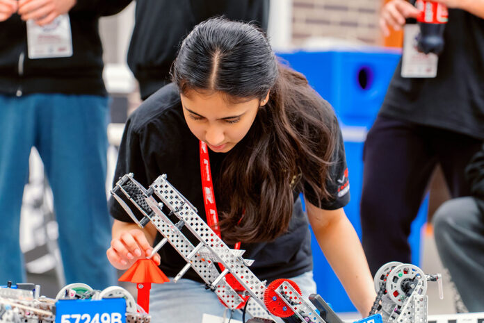 Students create fascinating entries in the TN VEX Robotics Competition. (Cultivated Co.)