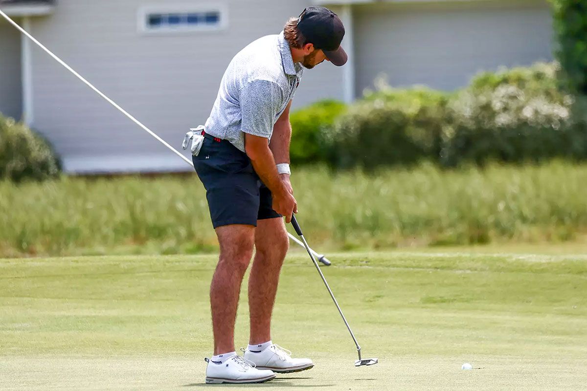 Patton Samuels Fires 69, Austin Peay State University Men's Golf in Seventh Through Two Rounds at ASUN Championship. (Casey Crigger, ASPSU Sports Information)