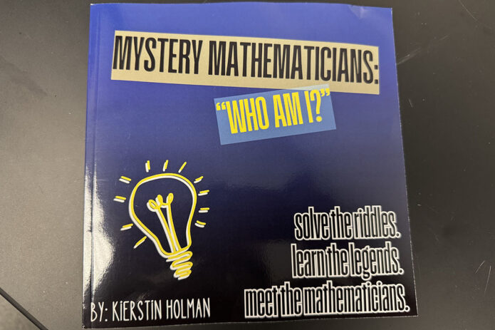 The cover of Kierstin Holman’s ‘Mystery Mathematicians.’ (Contributed photo)