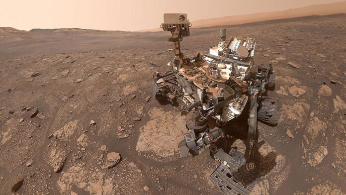 NASA’s Curiosity Mars rover took this selfie on Oct. 25, 2020, after drilling a rock sample from a spot nicknamed “Mary Anning.” After years of extensive analysis, the sample has revealed the greatest diversity of organic molecules ever found on Mars. (NASA/JPL-Caltech/MSSS)
