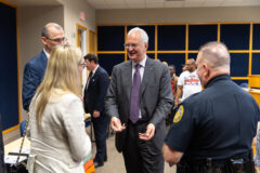 A VIP Reception followed in the Iris Room, attended by senior university leadership and guests.