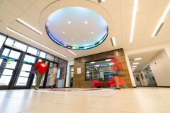 Austin Peay State University’s Kimbrough Building is home to the College of Business, now accredited by the Association to Advance Collegiate Schools of Business. (Sean McCully, APSU)