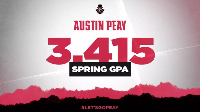 Austin Peay State University Student-Athletes Reach Another Academic Milestone in Spring 2026. (APSU Sports Information)