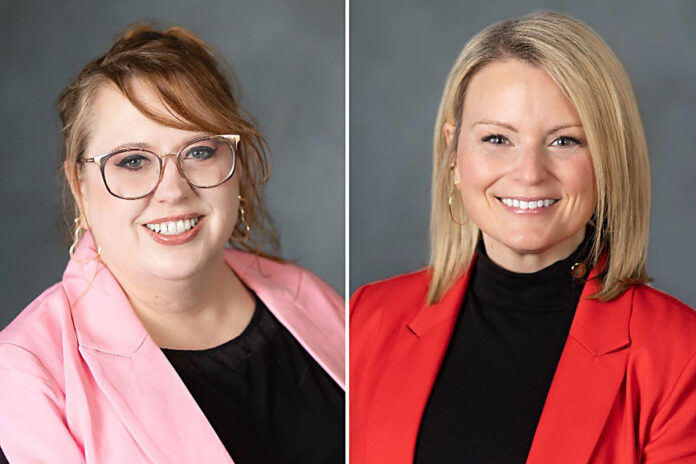 (L to R) Austin Peay State University's Kathrine Bailey and Lindsey Gilmore join national cohort of 45 rising higher education professionals. (APSU)