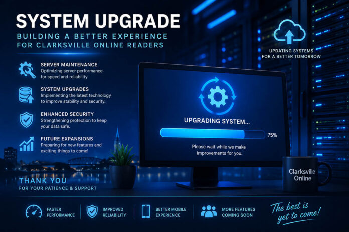 Clarksville Online System Upgrades