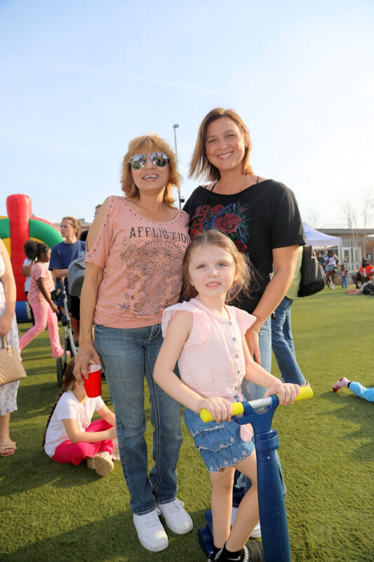 Esther Raygoza, Elizabeth Verdu and Anesmae Crowder