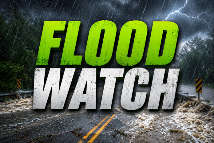 Flood Watch Continues for Clarksville-Montgomery County Until 6:00pm Sunday; Heavy Rain May Trigger Flash Flooding