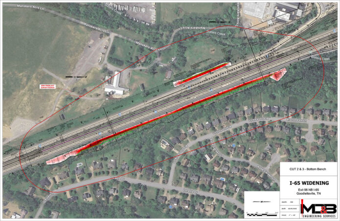 Interstate 65 Widening Project Blasting Radius
