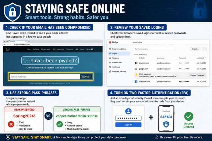Staying Safe Online: You Don't Have to be a Tech Expert to Protect your Accounts