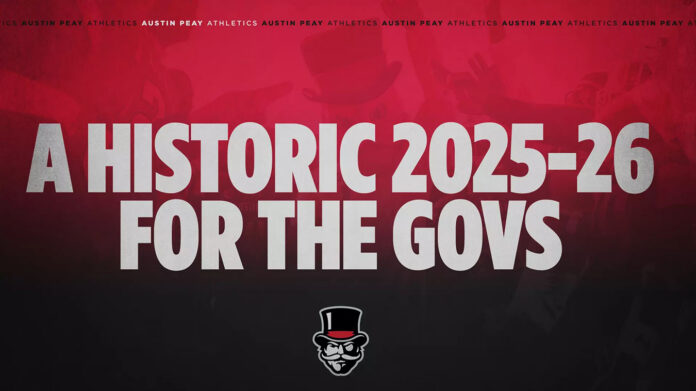 Austin Peay State University Posts Historic 2025-26 Season with Unprecedented Athletic Department Success. (APSU Sports Information)