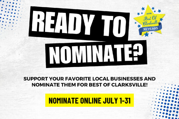 Best of Clarksville 2026 Nominations Are Open: Help Your Favorite Local Businesses Shine Before July 31st
