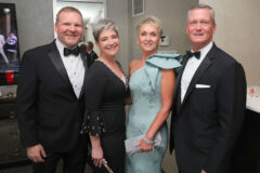 Chris and Staphanie Travis, Grace and MG (Ret.) Walt Lord