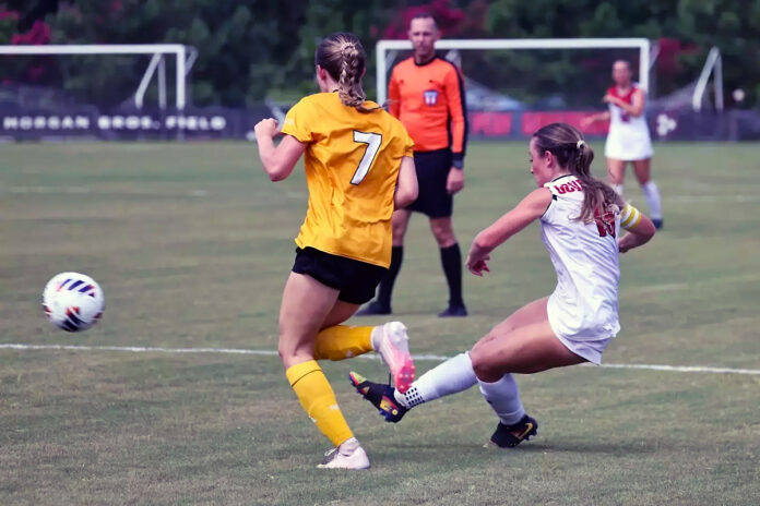 Austin Peay State University Soccer Drops Season Opener to Northern Kentucky at Home. (Jibril Foronas, APSU Sports Information)