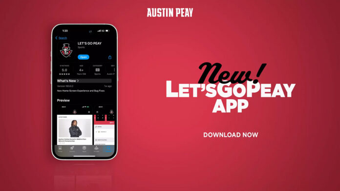 Austin Peay State University Athletics Introduces Enhanced Mobile App for Governors Fans. (APSU Sports Information)