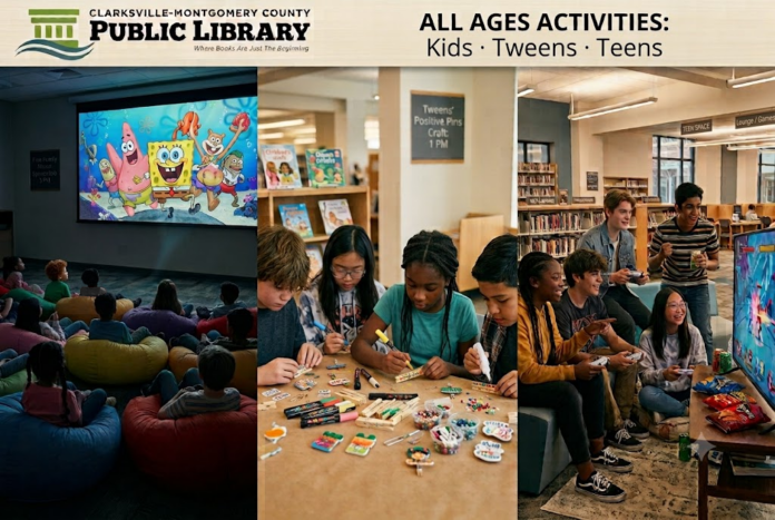 Family Events at the Clarksville-Montgomery County Public Library and the North Branch