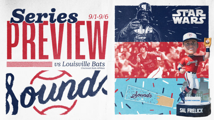 Nashville Sounds Series Preview vs. Louisville Bats starting September 1st. (Nashville Sounds)
