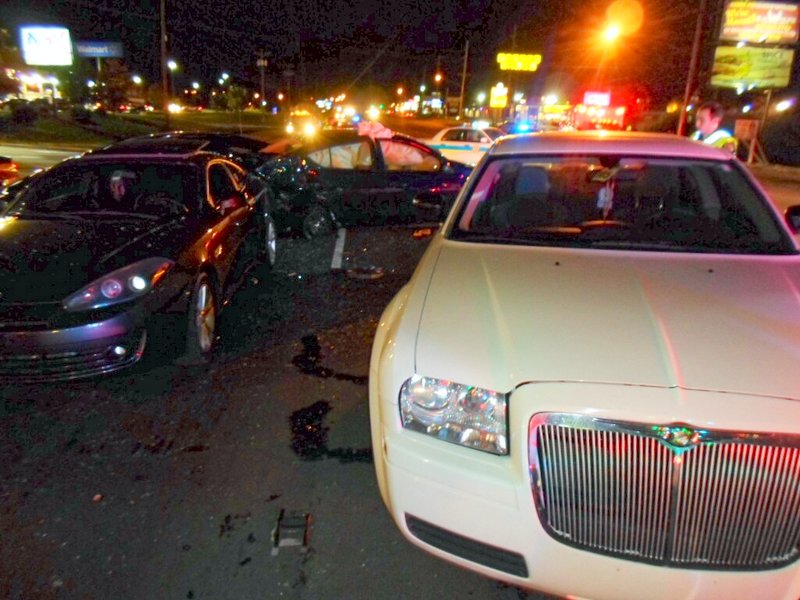 Eight vehicle crash on Fort Campbell Boulevard. (Photo by CPD-Officer Zach Upton) Eight vehicle crash on Fort Campbell Boulevard. (Photo by CPD-Officer Zach Upton)