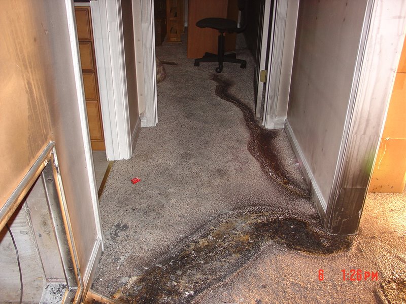 Damage from arson fire at 24 Hayes Street. (Photo by Danny Perry, Fire Department) Damage from arson fire at 24 Hayes Street. (Photo by Danny Perry, Fire Department)