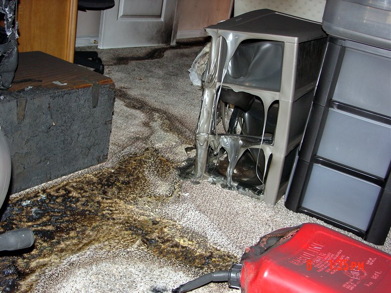 Damage from arson fire at 24 Hayes Street. (Photo by Danny Perry, Fire Department) Damage from arson fire at 24 Hayes Street. (Photo by Danny Perry, Fire Department)