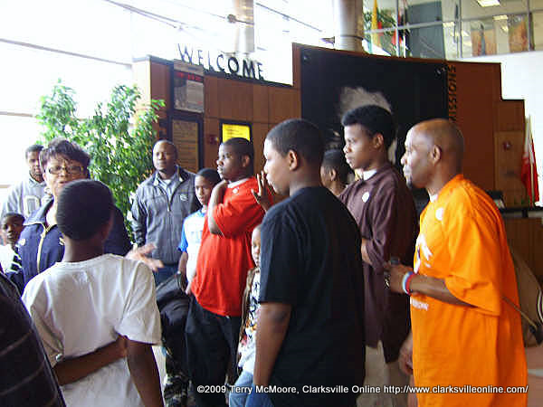 The Tour Guide at the Muhammad Ali Center The Tour Guide at the Muhammad Ali Center