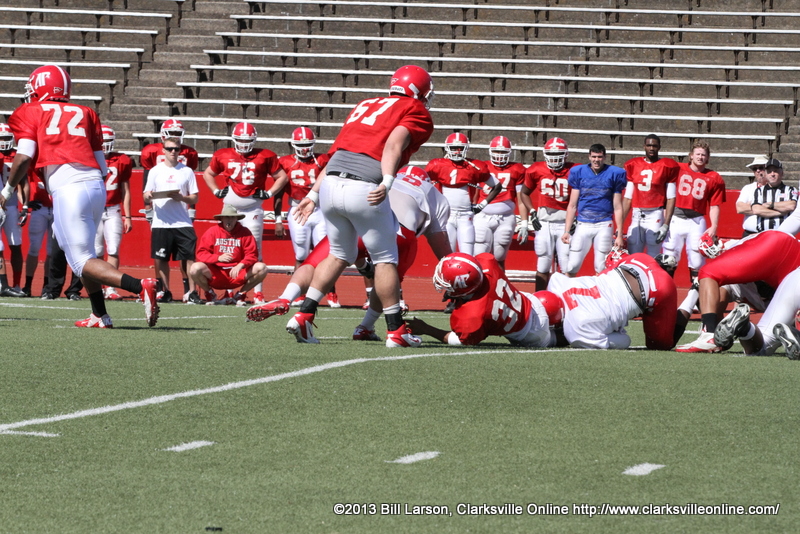 APSU Football Scrimmage, April 13th, 2013. APSU Football Scrimmage, April 13th, 2013.