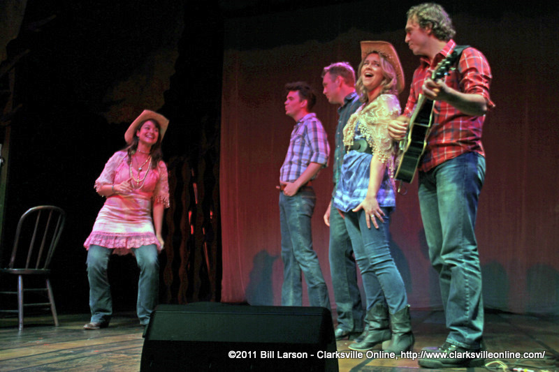 The cast of Almost Heaven, the John Denver Musical The cast of Almost Heaven, the John Denver Musical