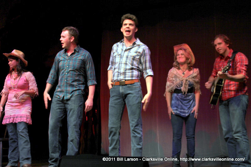 The cast of Almost Heaven, the John Denver Musical The cast of Almost Heaven, the John Denver Musical