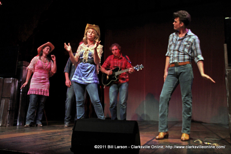 The cast of Almost Heaven, the John Denver Musical The cast of Almost Heaven, the John Denver Musical