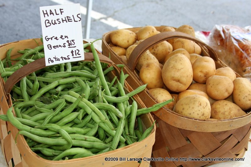 Green Beans and Potatoes available by the half bushel Green Beans and Potatoes available by the half bushel