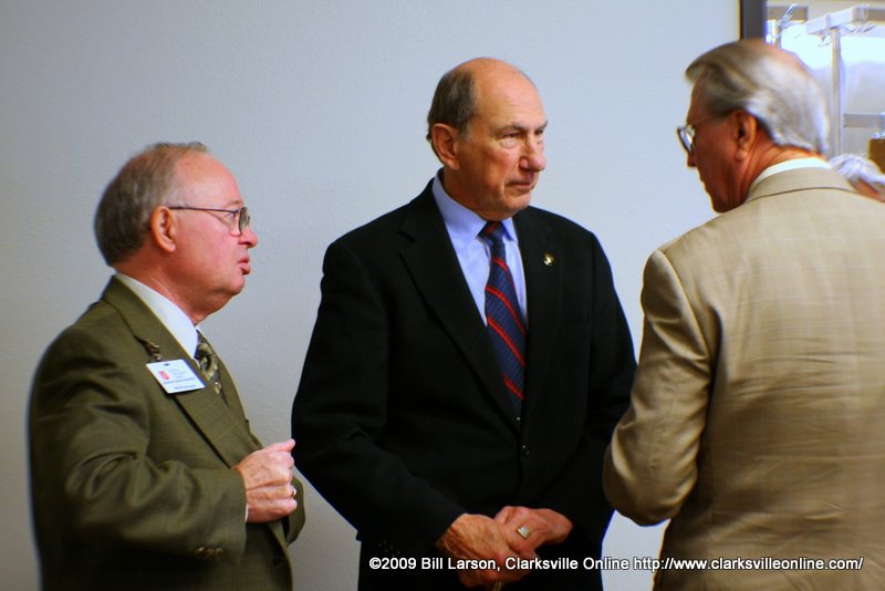 City Councilman Bill Forrester in a convesation with attendees City Councilman Bill Forrester in a convesation with attendees
