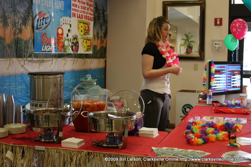 The Lodge offers chilled tropical punch! The Lodge offers chilled tropical punch!