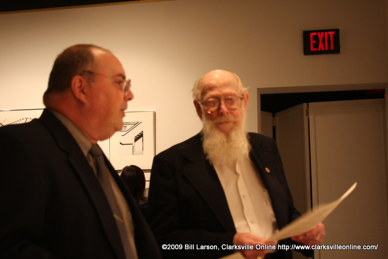 Mark Griggs attended the opening reception Mark Griggs attended the opening reception
