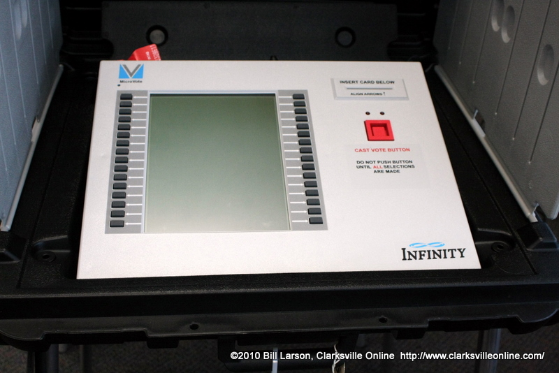 A Microvote Infinity voting machine used in our elections A Microvote Infinity voting machine used in our elections