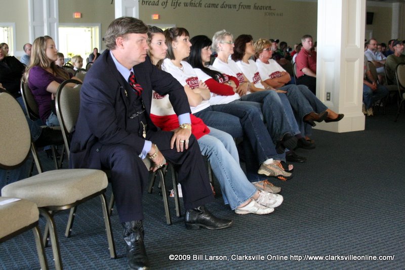 Kevin Kennedy and members of the Kennedy Law Firm attended the volunteer pep ralley Kevin Kennedy and members of the Kennedy Law Firm attended the volunteer pep ralley