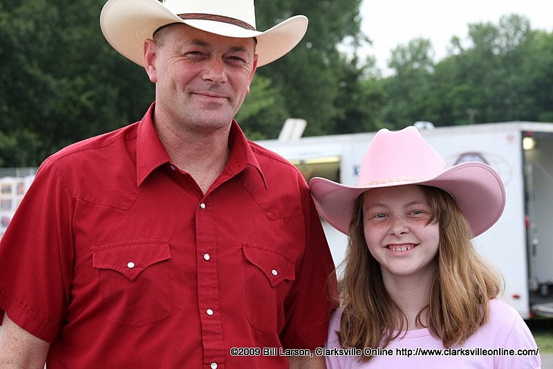A father and daughter spend some quality time togther at the 2009 Kiwanis Club Rodeo A father and daughter spend some quality time togther at the 2009 Kiwanis Club Rodeo