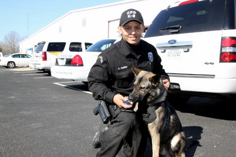 Clarksville Police Department's Newest K-9s Receive Their Badges (Photo by CPD-Jim Knoll) Clarksville Police Department's Newest K-9s Receive Their Badges (Photo by CPD-Jim Knoll)