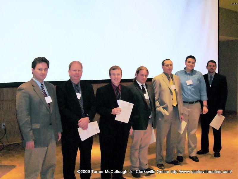 Dr. Nelson stands with the TAP '09 Regional Conference Writers Awards winners Dr. Nelson stands with the TAP '09 Regional Conference Writers Awards winners
