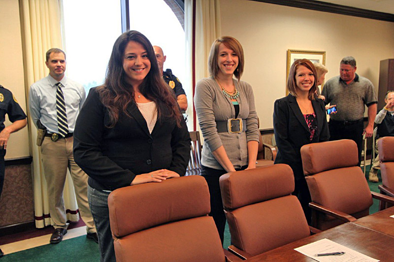 Clarksville Police Department swears in Six New Officers (Photo by CPD-Jim Knoll) Clarksville Police Department swears in Six New Officers (Photo by CPD-Jim Knoll)