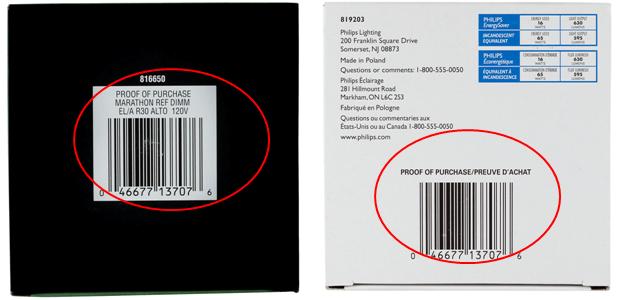 UPC numbers are found on the bottom panel of individual boxes UPC numbers are found on the bottom panel of individual boxes