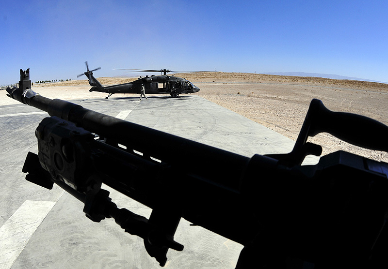 A 101st Combat Aviation Brigade, Task Force Destiny CH-47 Chinook helicopter and UH-60 Black Hawk helicopter travel to different forward operating bases throughout southern Afghanistan delivering mail, personnel and supplies to ground troops Nov. 3, 2010. A 101st Combat Aviation Brigade, Task Force Destiny CH-47 Chinook helicopter and UH-60 Black Hawk helicopter travel to different forward operating bases throughout southern Afghanistan delivering mail, personnel and supplies to ground troops Nov. 3, 2010.