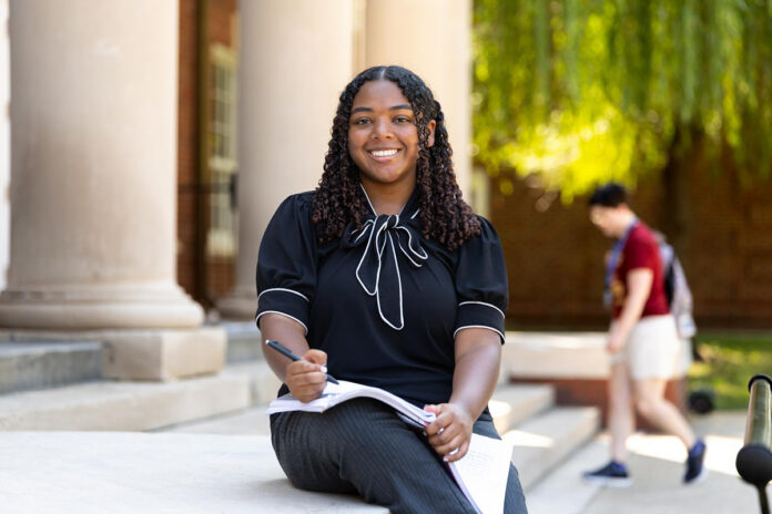 Bridget Harper, a senior political science major at Austin Peay State University with a minor in international studies. (Sean McCully, APSU)
