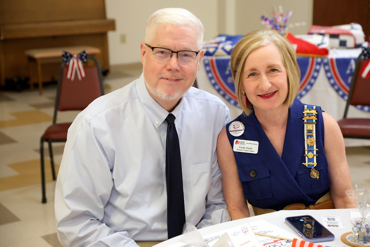 Members of DAR and SAR gather for their annual celebration of Flag Day Members of DAR and SAR gather for their annual celebration of Flag Day