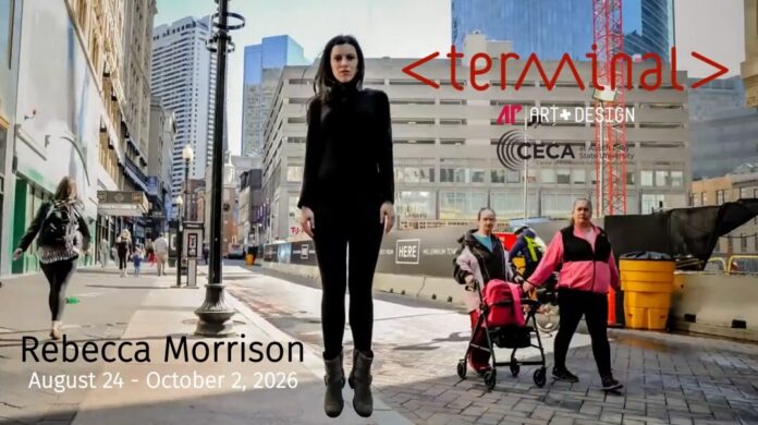 A still from “Caesura,” one of Rebecca Morrison’s multimedia projects now on display at APSU.