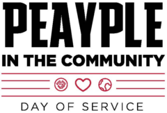 Peayple in the Community Day of Service