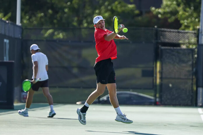 Austin Peay State University Men's Tennis Returns to Action at ITA Ohio Valley Regionals in College Grove. (Alex Allard, APSU Sports Information)